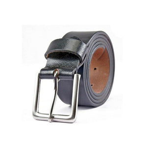 Black Genuine Leather Jeans Belt