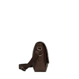 Men’s Full-Grain Cowhide Leather Messenger Bag for Work & Travel